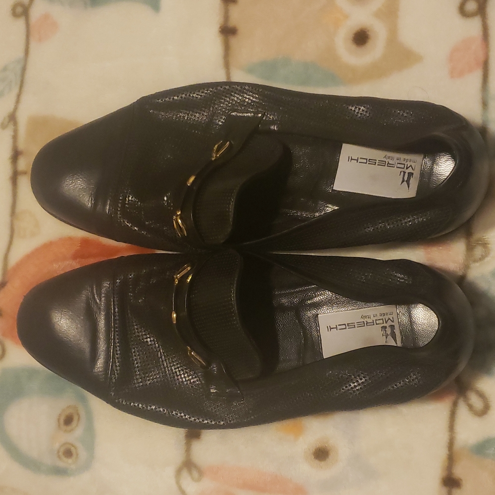 Moreschi - Made in Italy. Gently used but itn excellent condition. Black.